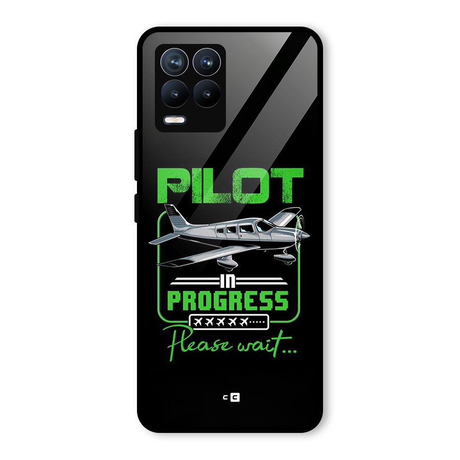 Pilot in Progress Glass Back Case for Realme 8