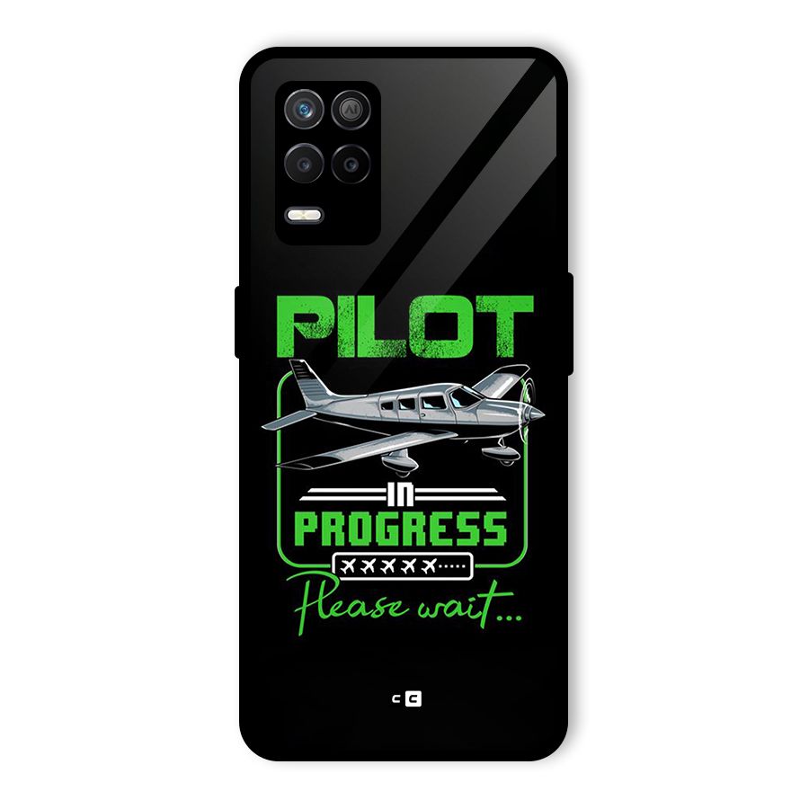 Pilot in Progress Glass Back Case for Realme 8 5G