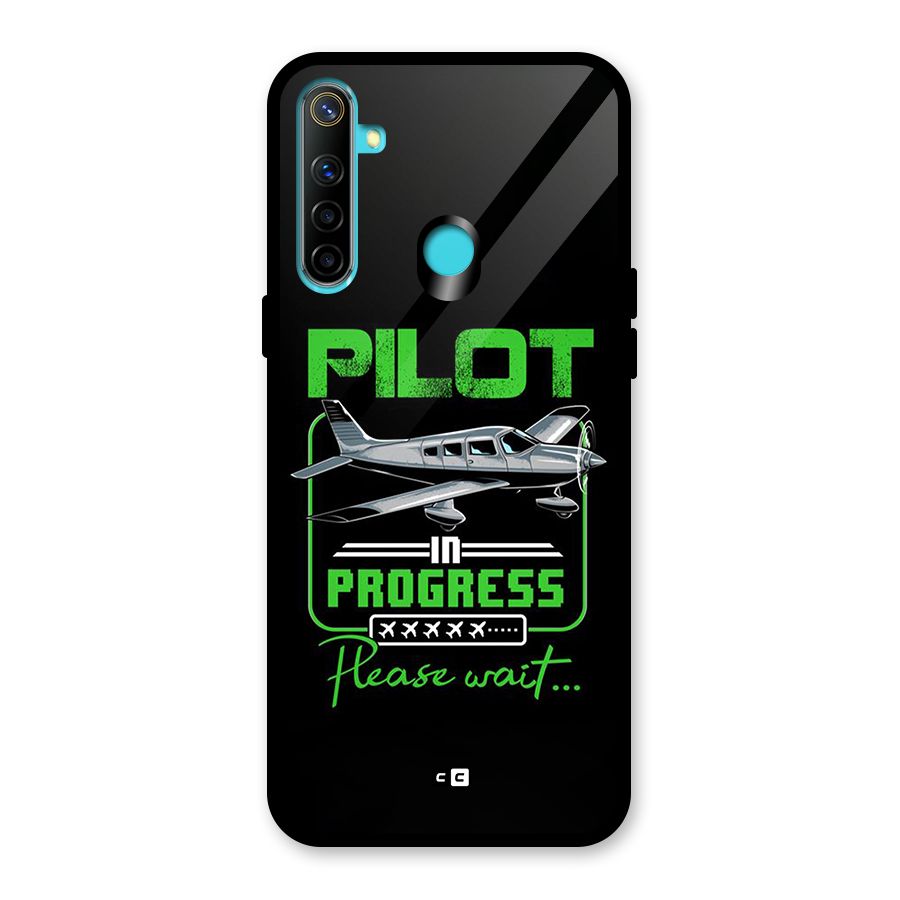 Pilot in Progress Glass Back Case for Realme Narzo 10