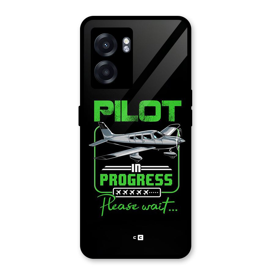 Pilot in Progress Glass Back Case for Realme Narzo 50 5G