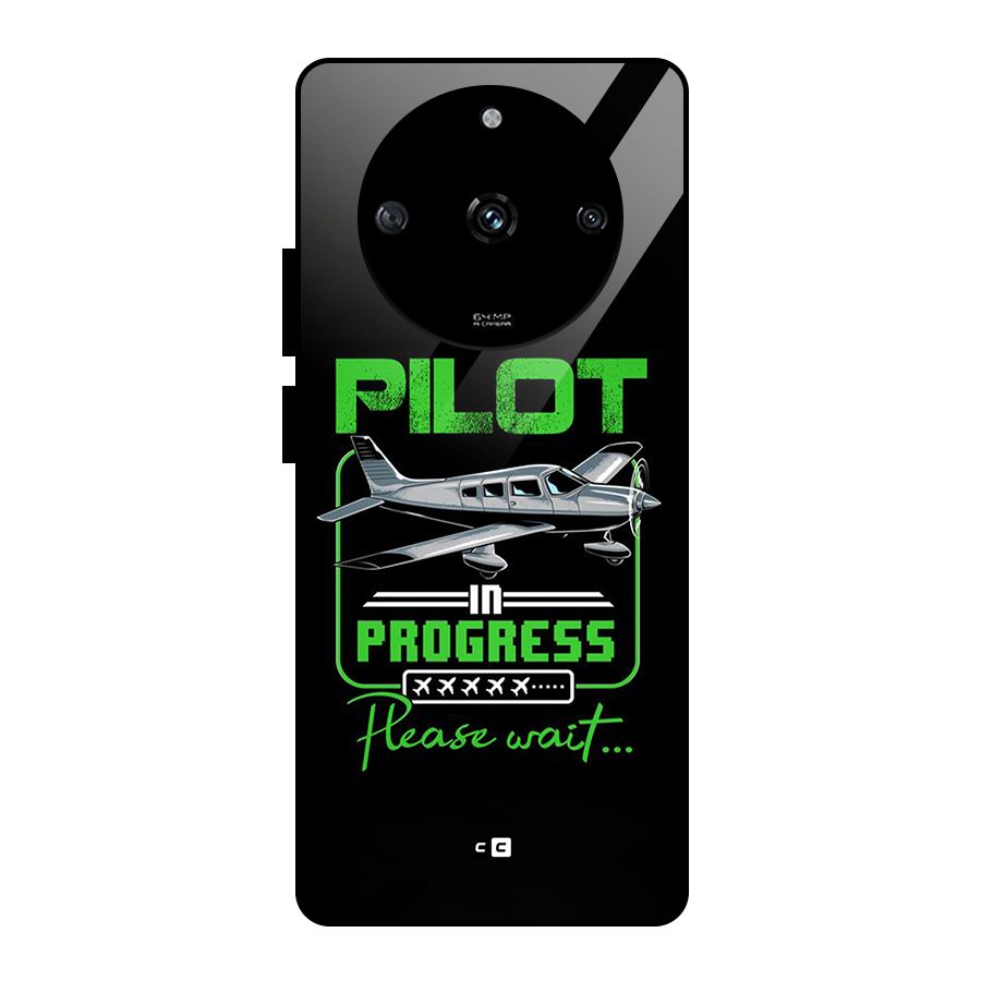 Pilot in Progress Glass Back Case for Realme Narzo 60 5G