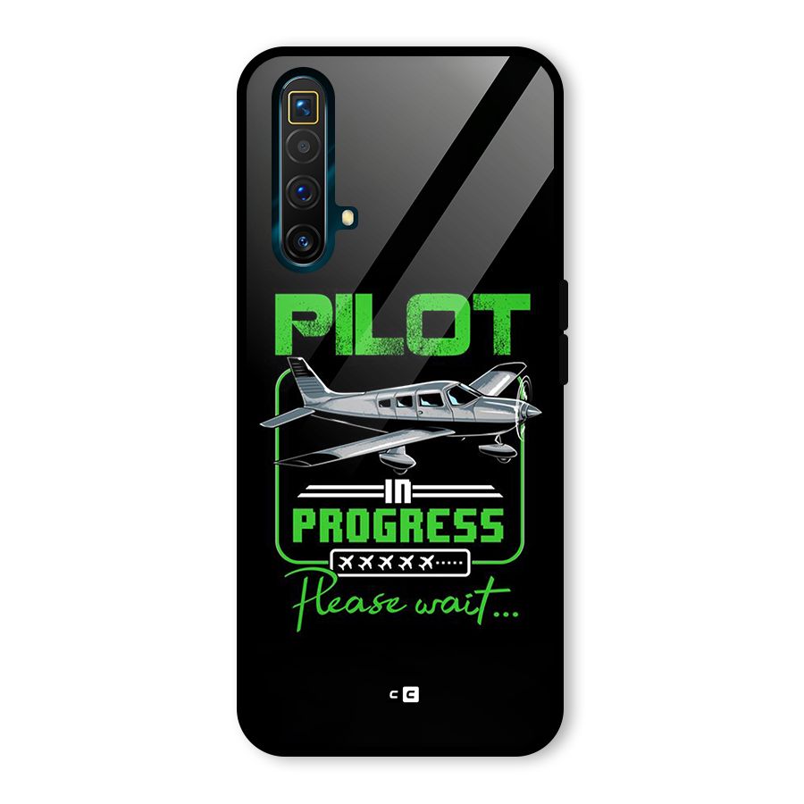 Pilot in Progress Glass Back Case for Realme X3