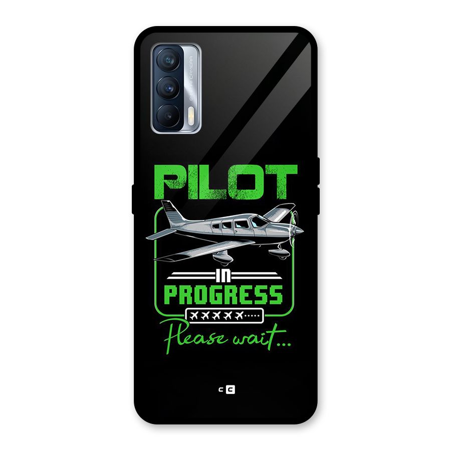 Pilot in Progress Glass Back Case for Realme X7