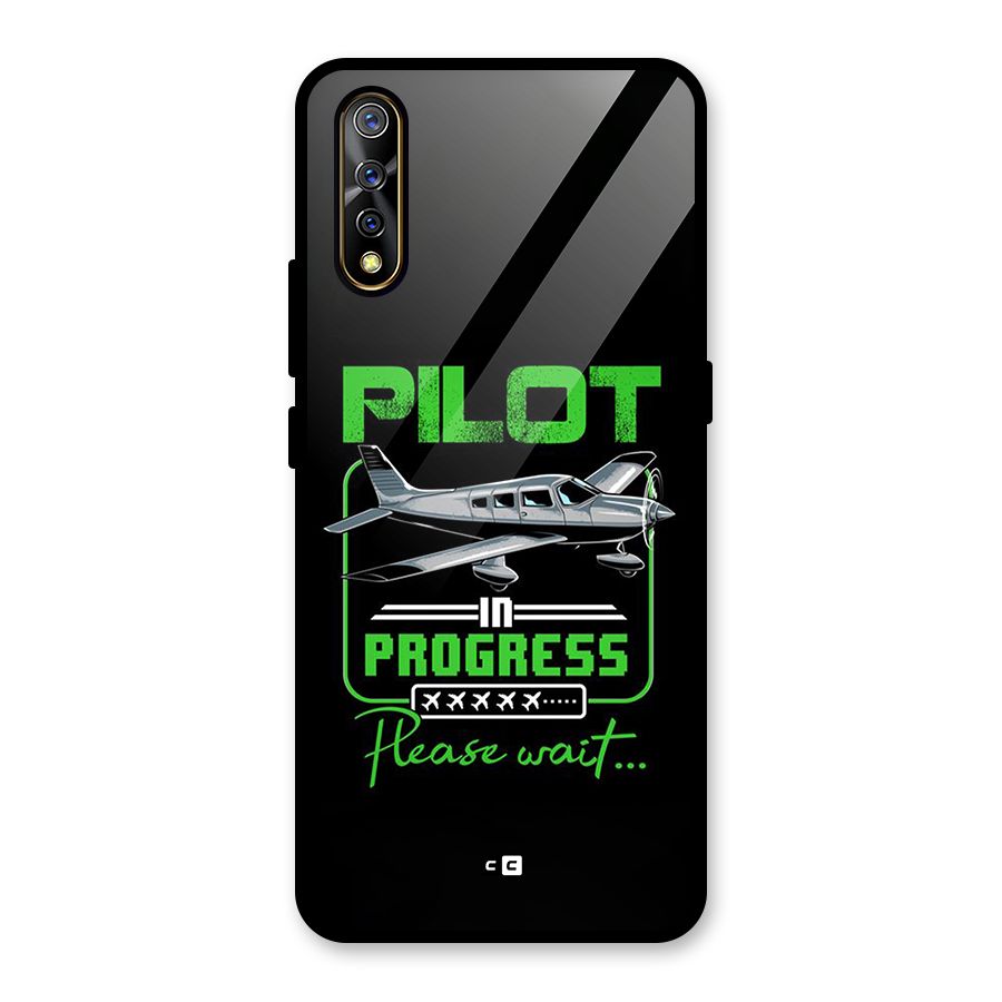 Pilot in Progress Glass Back Case for Vivo S1