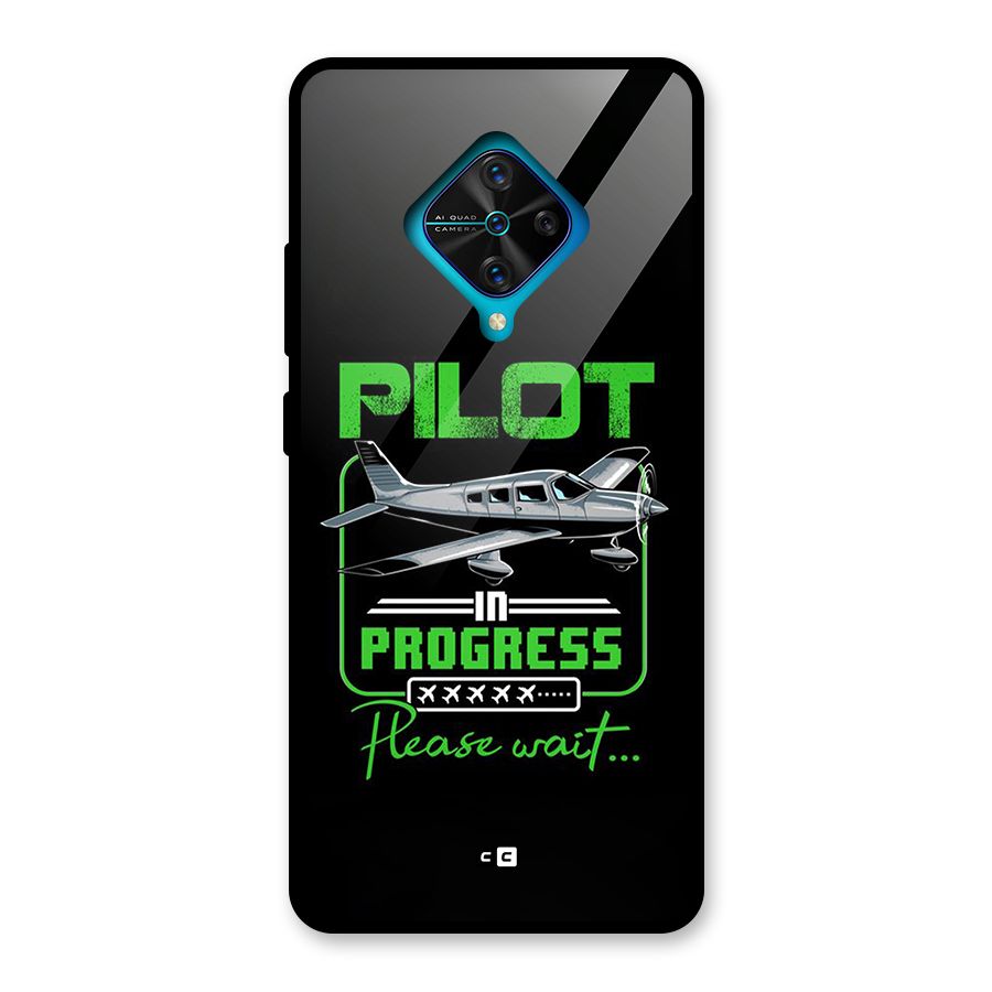 Pilot in Progress Glass Back Case for Vivo S1 Pro