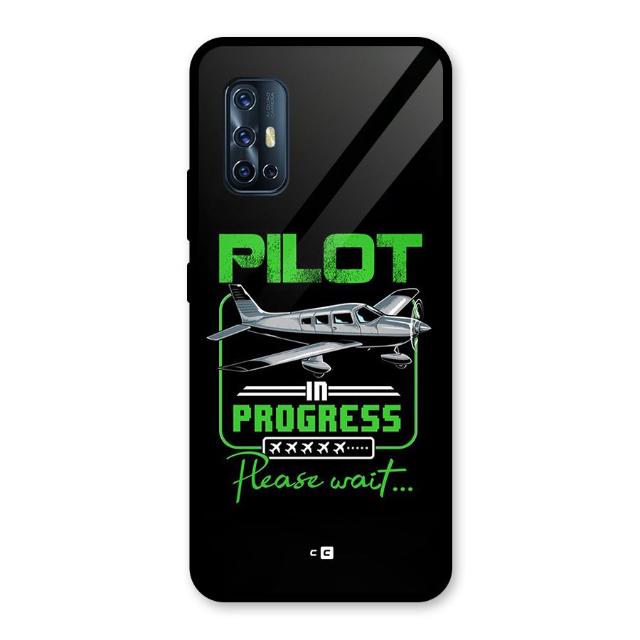 Pilot in Progress Glass Back Case for Vivo V17