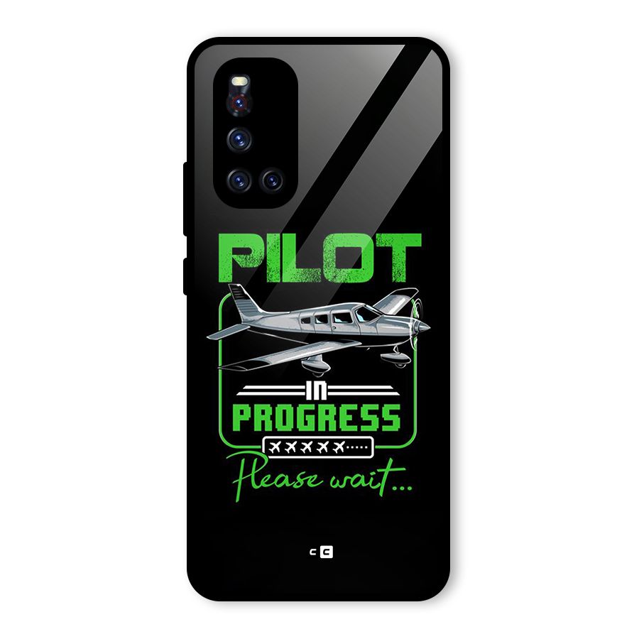 Pilot in Progress Glass Back Case for Vivo V19