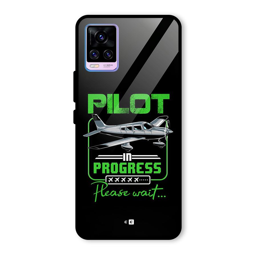 Pilot in Progress Glass Back Case for Vivo V20 Pro