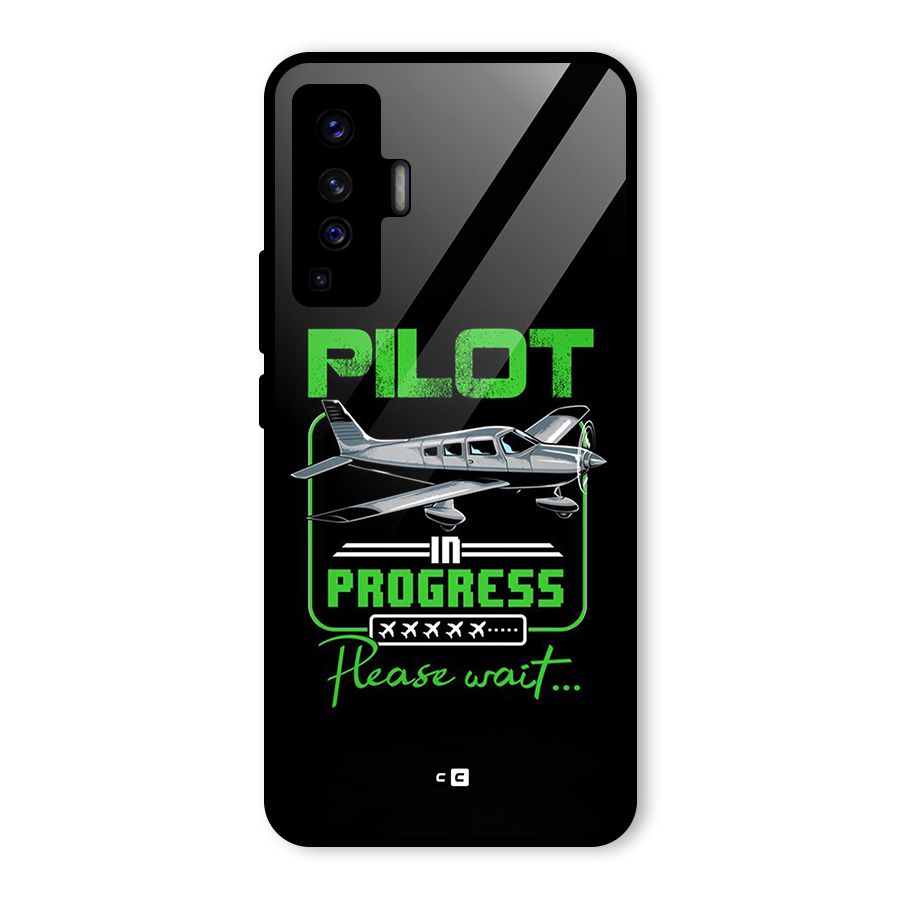 Pilot in Progress Glass Back Case for Vivo X50