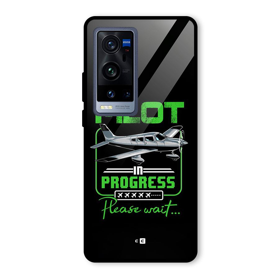 Pilot in Progress Glass Back Case for Vivo X60 Pro Plus