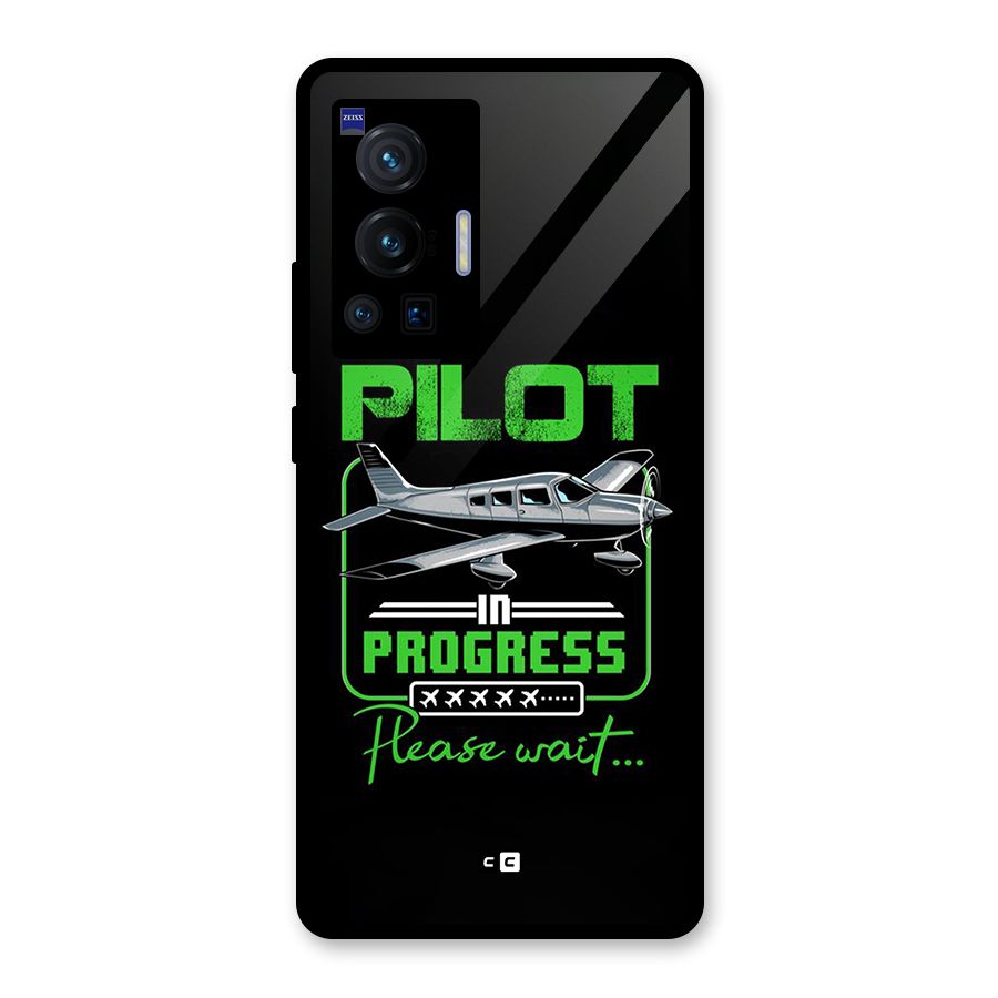 Pilot in Progress Glass Back Case for Vivo X70 Pro