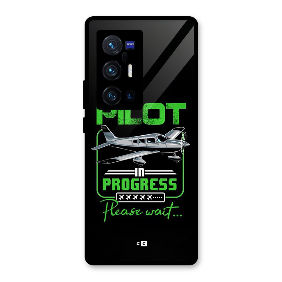 Pilot in Progress Glass Back Case for Vivo X70 Pro Plus