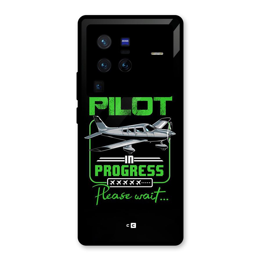 Pilot in Progress Glass Back Case for Vivo X80 Pro