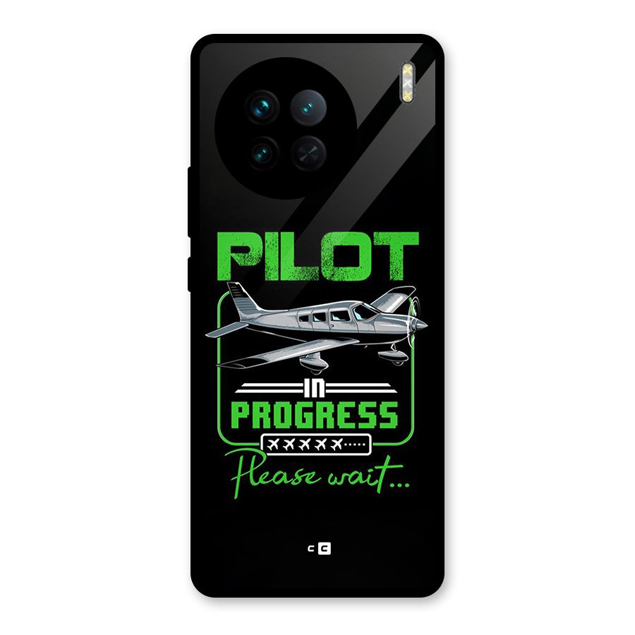 Pilot in Progress Glass Back Case for Vivo X90