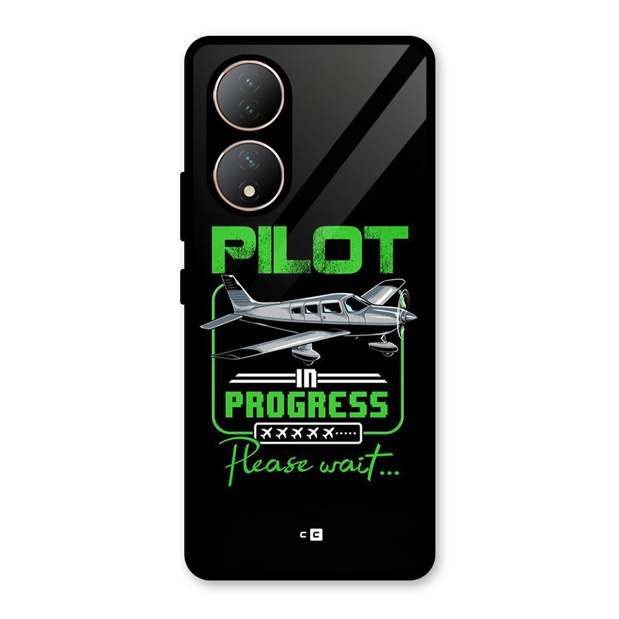 Pilot in Progress Glass Back Case for Vivo Y100