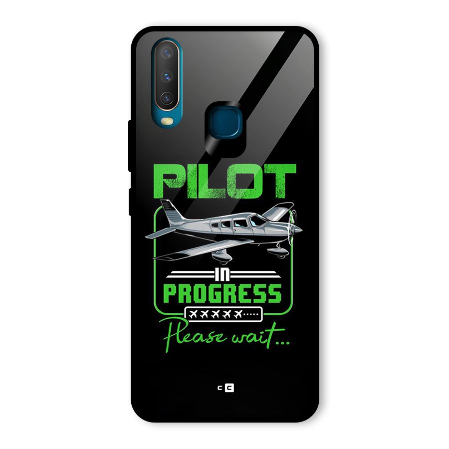 Pilot in Progress Glass Back Case for Vivo Y15