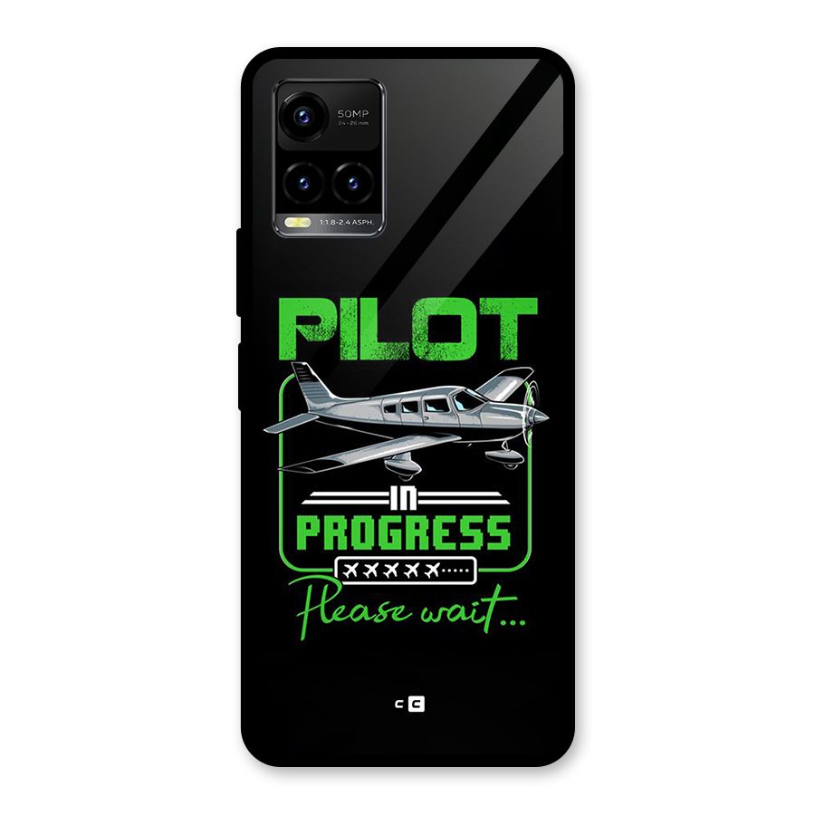 Pilot in Progress Glass Back Case for Vivo Y21A