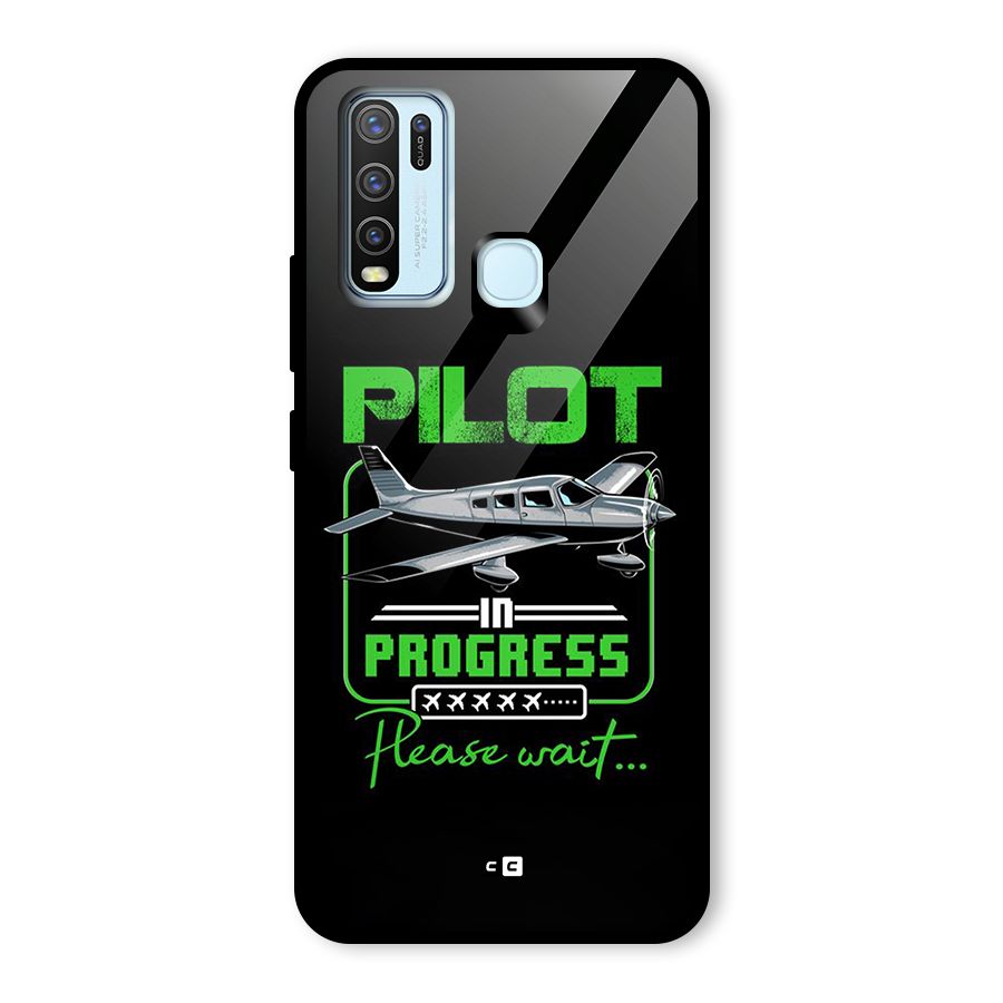 Pilot in Progress Glass Back Case for Vivo Y30
