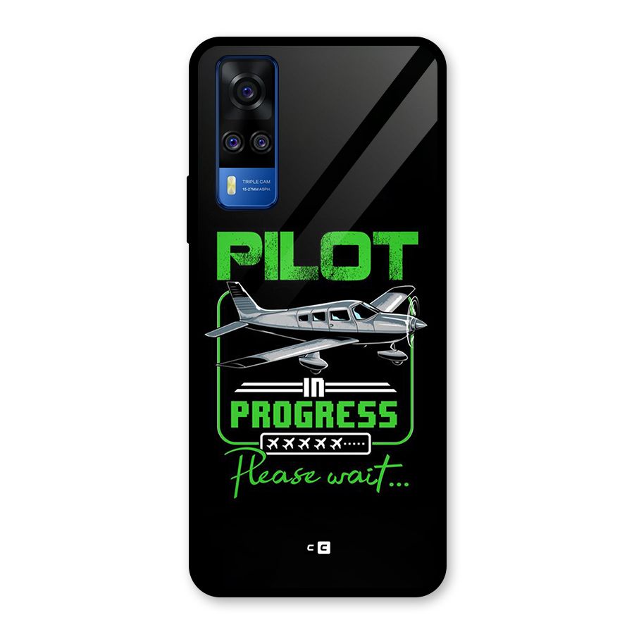 Pilot in Progress Glass Back Case for Vivo Y31