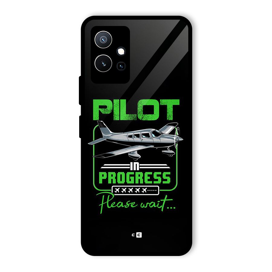 Pilot in Progress Glass Back Case for Vivo Y75 5G