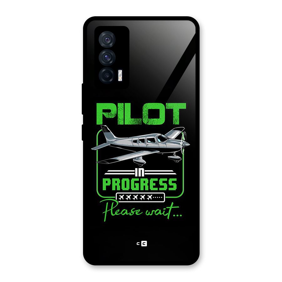 Pilot in Progress Glass Back Case for Vivo iQOO 7 5G