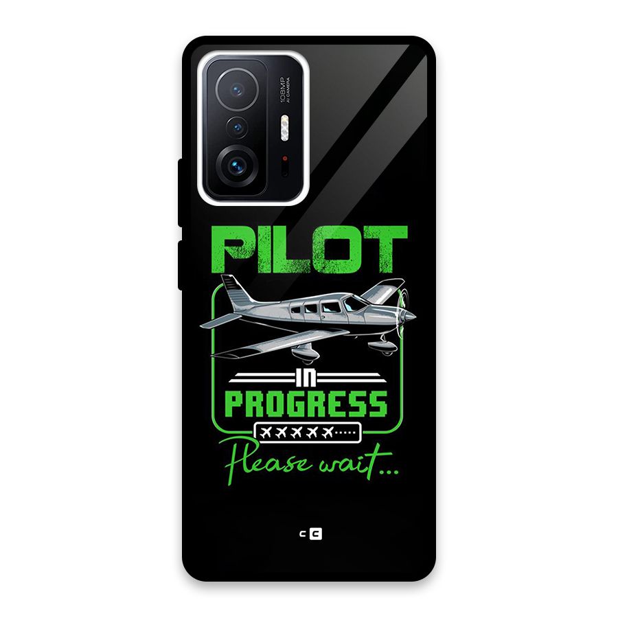 Pilot in Progress Glass Back Case for Xiaomi 11T Pro