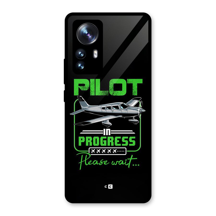 Pilot in Progress Glass Back Case for Xiaomi 12 Pro