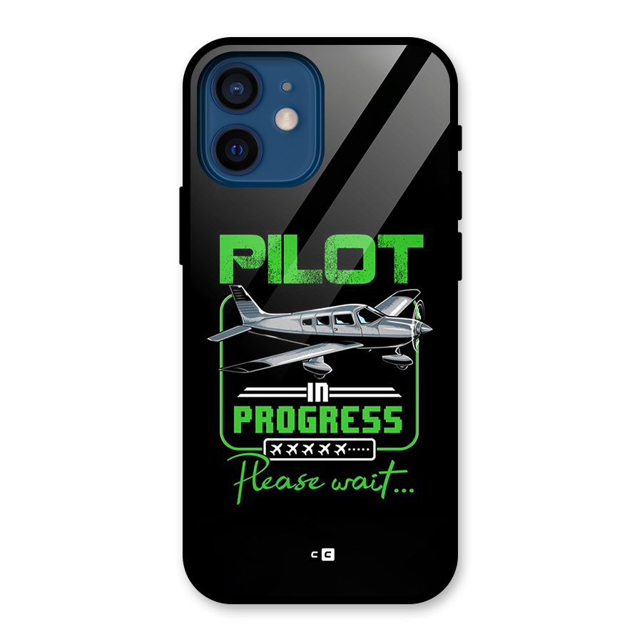 Pilot in Progress Glass Back Case for iPhone 12 Mini