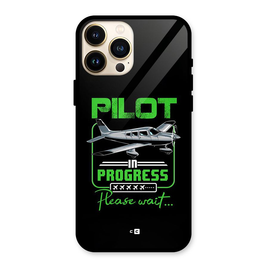 Pilot in Progress Glass Back Case for iPhone 13 Pro Max