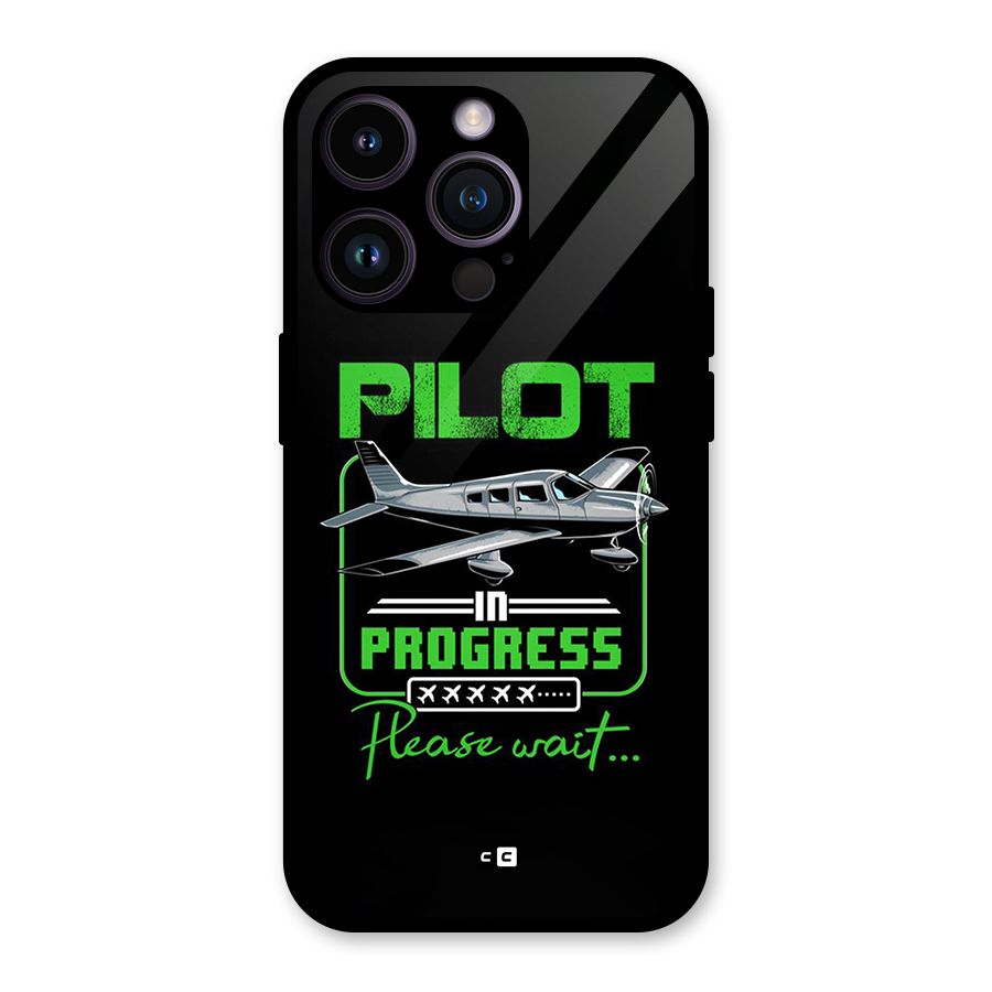Pilot in Progress Glass Back Case for iPhone 14 Pro