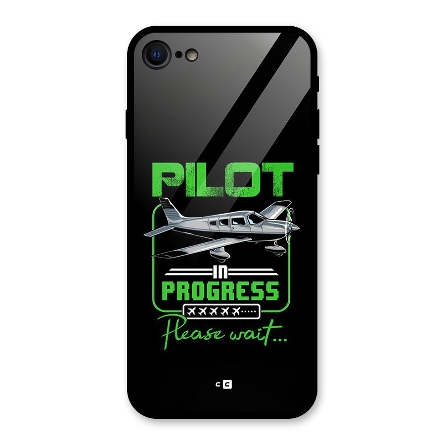 Pilot in Progress Glass Back Case for iPhone 7