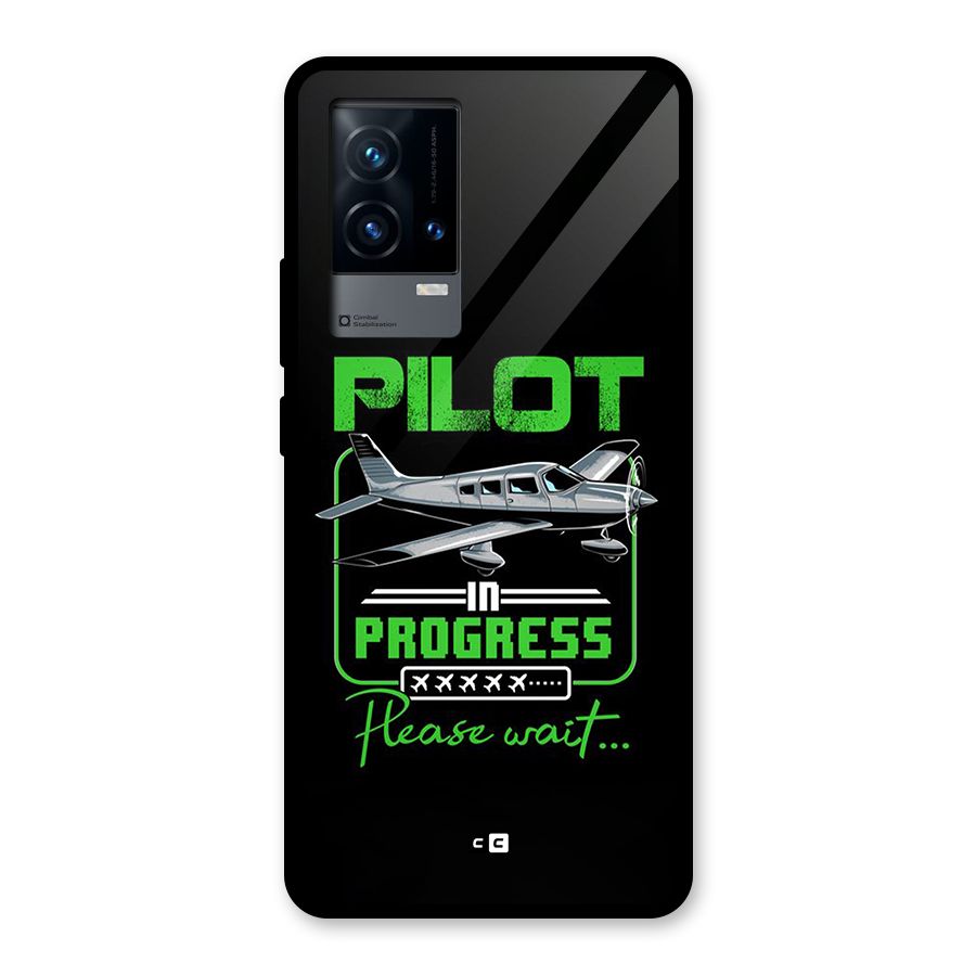 Pilot in Progress Glass Back Case for iQOO 9 5G