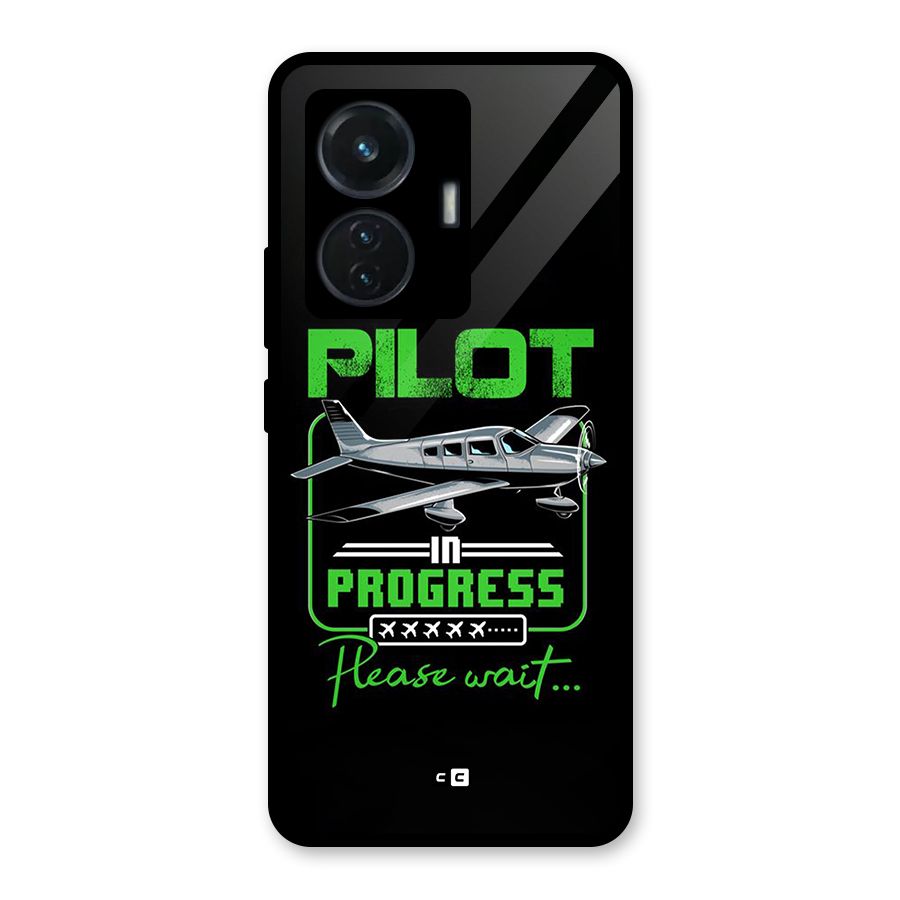 Pilot in Progress Glass Back Case for iQOO Z6 44W