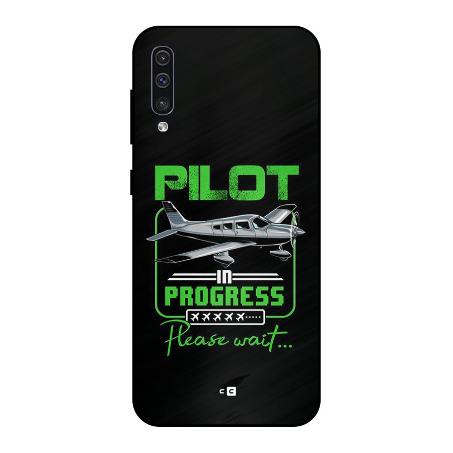 Pilot in Progress Metal Back Case for Galaxy A30s
