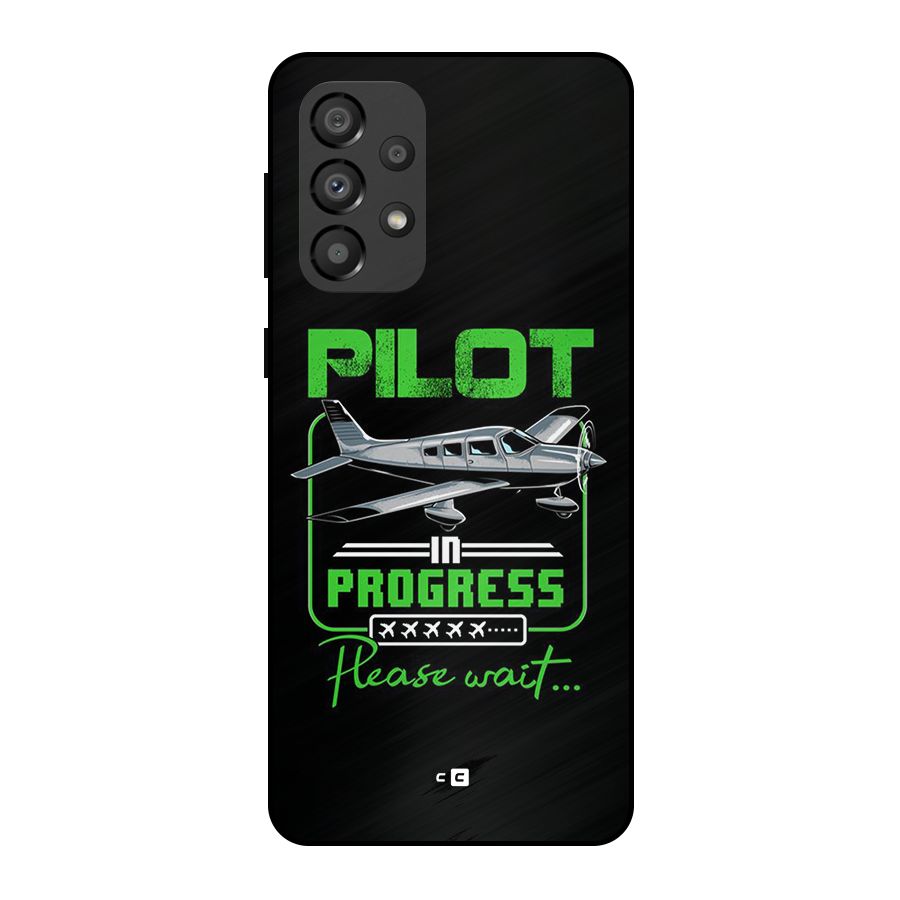 Pilot in Progress Metal Back Case for Galaxy A33 5G
