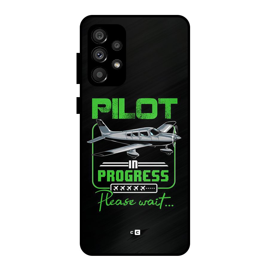 Pilot in Progress Metal Back Case for Galaxy A73 5G
