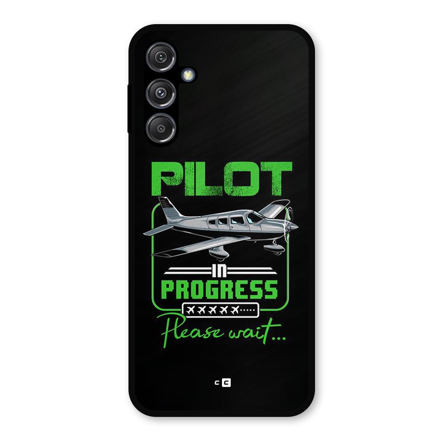 Pilot in Progress Metal Back Case for Galaxy M34 5G