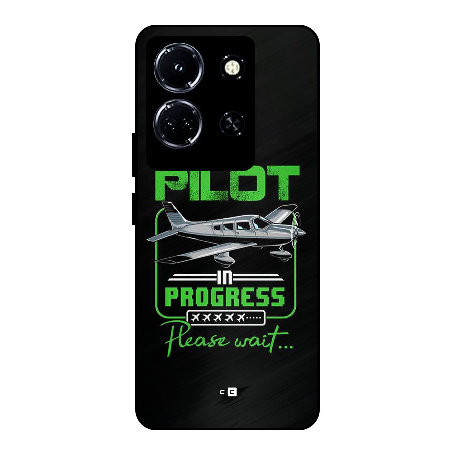 Pilot in Progress Metal Back Case for Infinix Note 30 5G