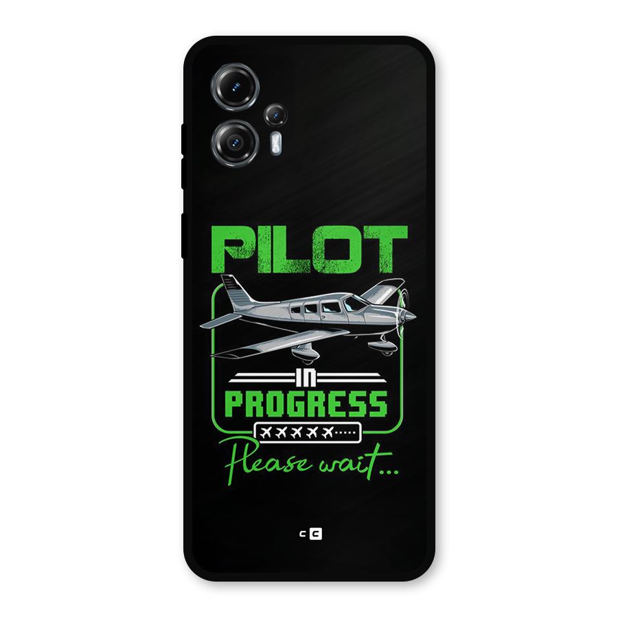 Pilot in Progress Metal Back Case for Moto G13