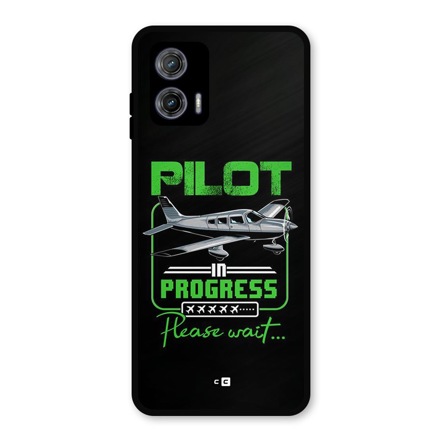 Pilot in Progress Metal Back Case for Moto G73