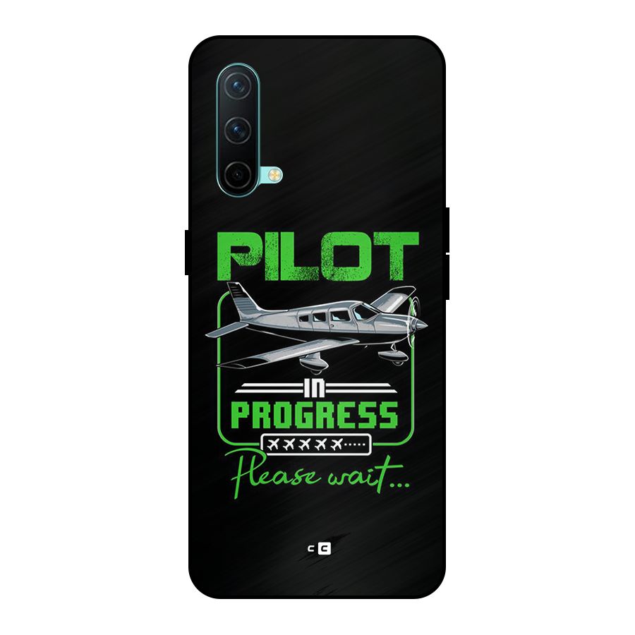 Pilot in Progress Metal Back Case for OnePlus Nord CE 5G