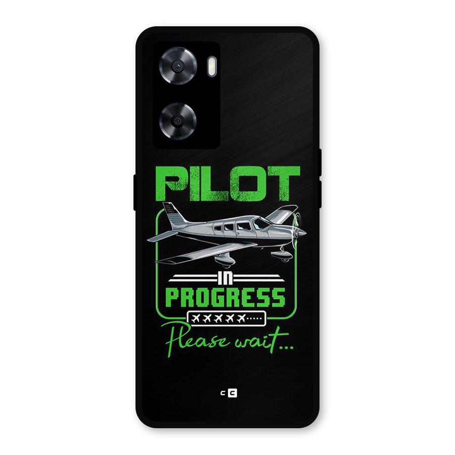 Pilot in Progress Metal Back Case for Oppo A57 2022