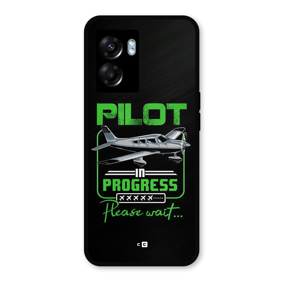 Pilot in Progress Metal Back Case for Oppo K10 (5G)