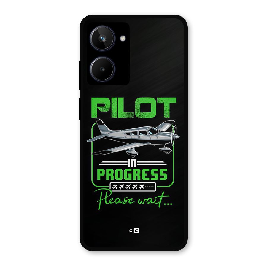 Pilot in Progress Metal Back Case for Realme 10