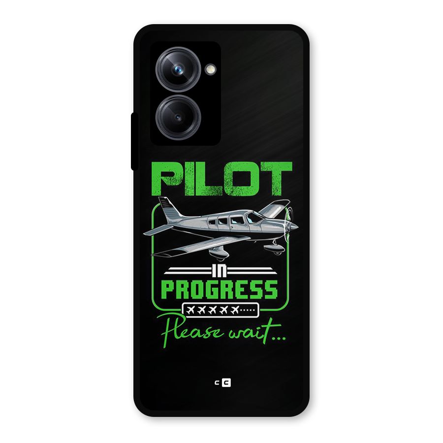 Pilot in Progress Metal Back Case for Realme 10 Pro