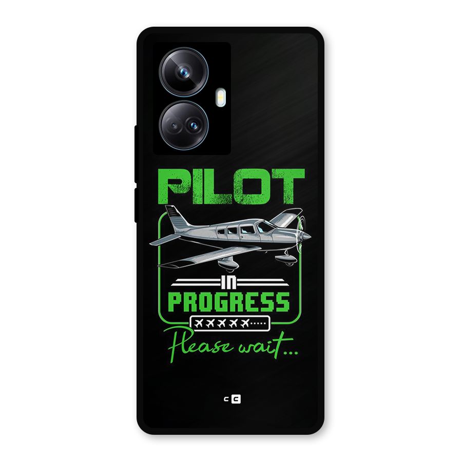 Pilot in Progress Metal Back Case for Realme 10 Pro Plus