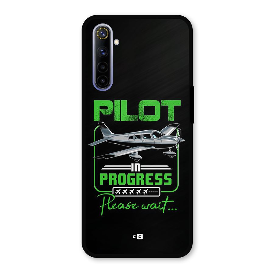 Pilot in Progress Metal Back Case for Realme 6