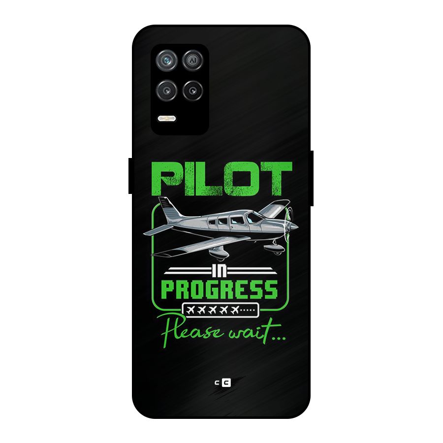 Pilot in Progress Metal Back Case for Realme 8 5G
