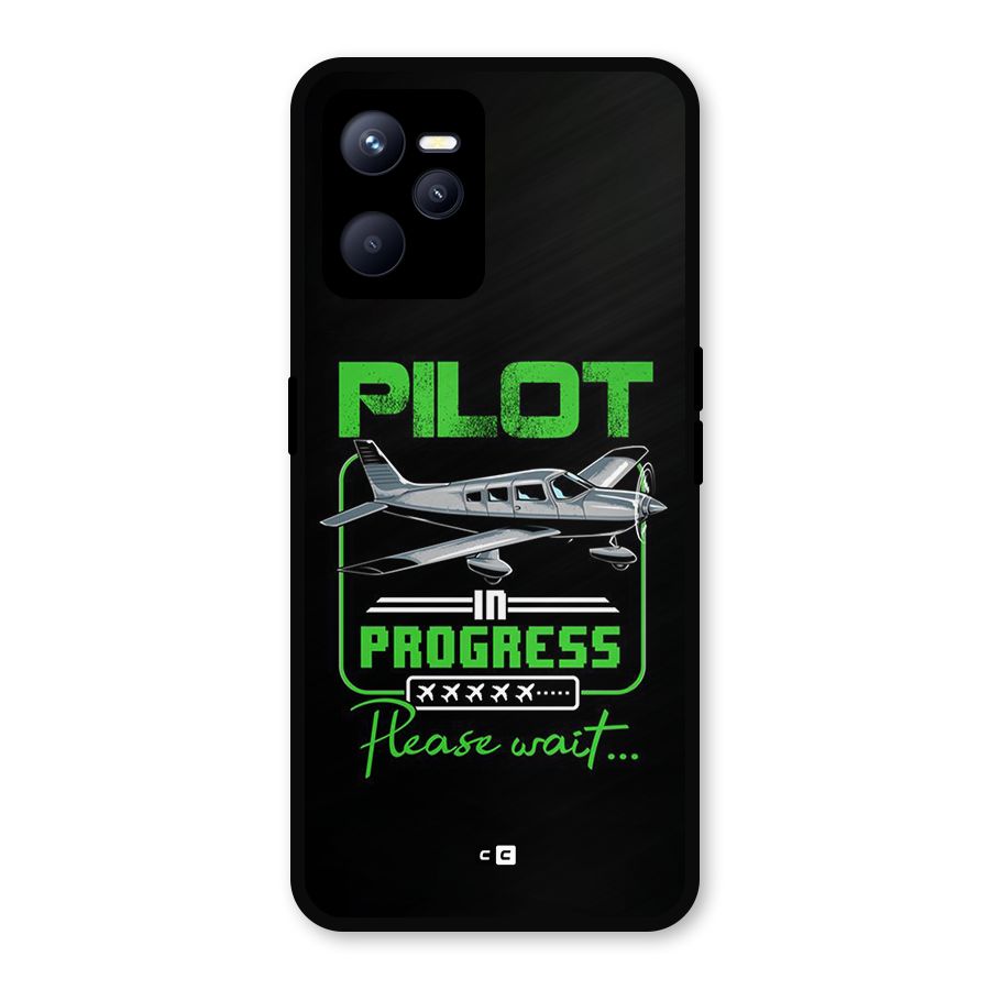 Pilot in Progress Metal Back Case for Realme C35