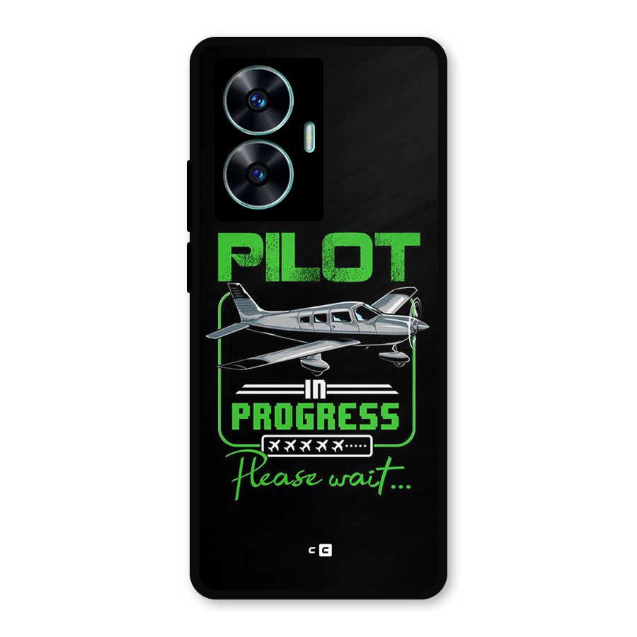Pilot in Progress Metal Back Case for Realme Narzo N55